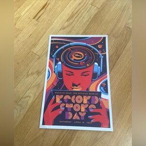 RECORD STORE DAY 2020 RSD PROMO Poster 11”x17” Dogfish Head Beer Sponsor Lp NEW